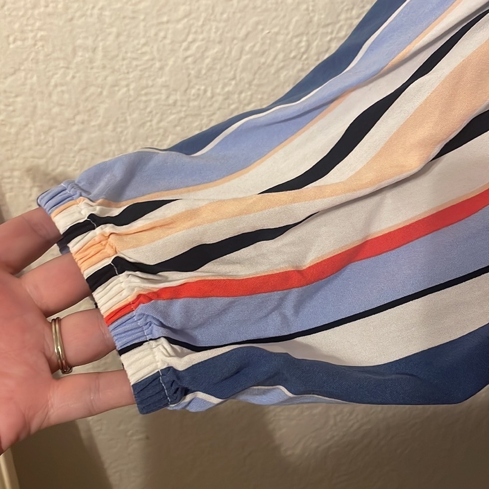 Lane Bryant Striped Blouse Size 18 - Picture 2 of 6